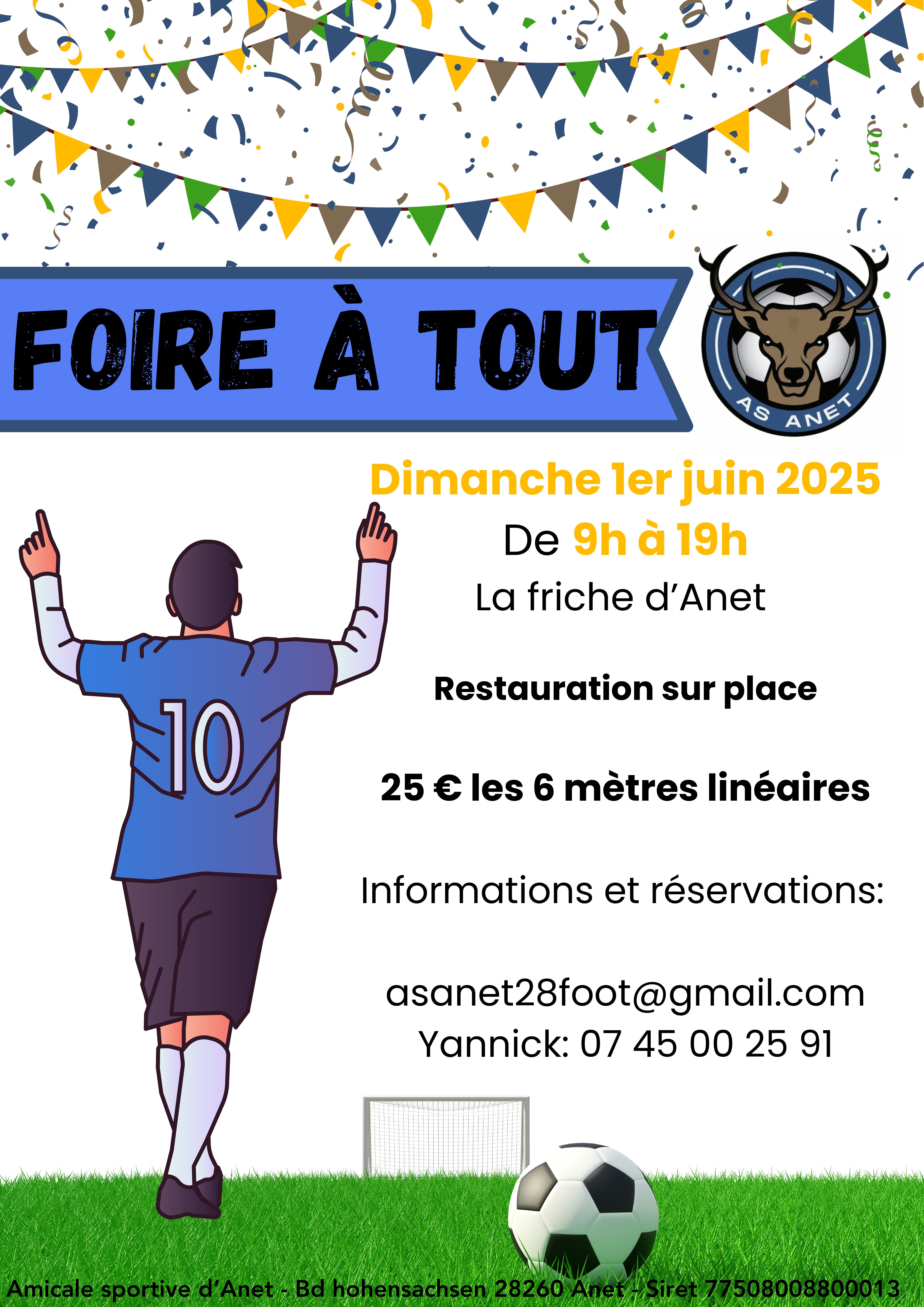 Anet - Foire à Tout A.S. ANET 1er JUIN 2025-1746779198